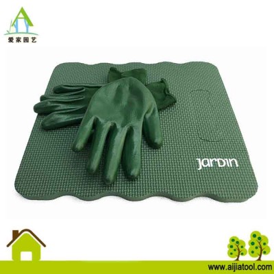 EVA kneeling pad with gloves ,green color